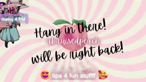 Peach online show from August 2, 3:09 am
