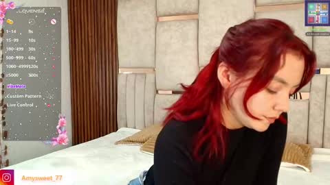 Snapshot of amysweet77_dim chatting on October 3, 4:56 pm Ammy online show from October 3, 4:56 pm