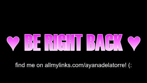 Ayana Delatorre online show from March 25, 6:55 pm