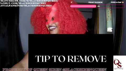 Queen Siren online show from October 10, 2:44 pm