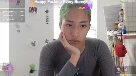 Snapshot of bunnycheekz chatting on January 9, 8:11 pm Tokki  bunny  online show from January 9, 8:11 pm