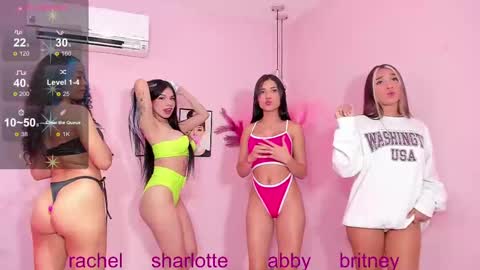 moderator JAZMIN my team is Abby RachelMia online show from February 22, 1:55 am