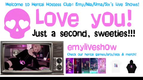 Snapshot of emyliveshow chatting on February 20, 6:06 am Hentai Hostess Club online show from February 20, 6:06 am