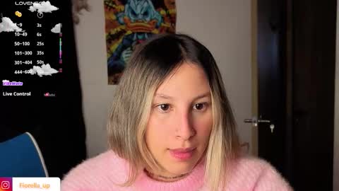 Snapshot of fiorella_up1 chatting on October 23, 1:22 am F I O R E L L A online show from October 23, 1:22 am