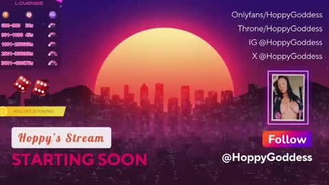 Snapshot of hoppygoddess chatting on October 6, 7:36 am Hoppy online show from October 6, 7:36 am