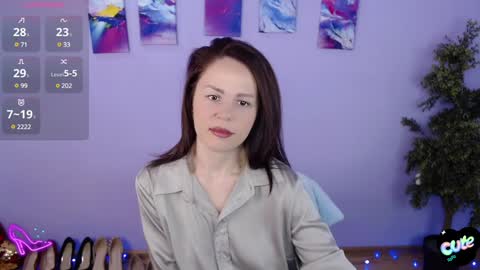 Snapshot of izzy_cam chatting on February 2, 5:21 am Queen of nylon Victoria online show from February 2, 5:21 am