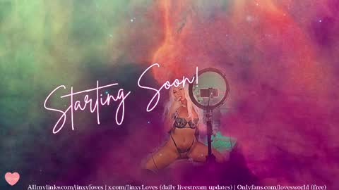 jinxy loves online show from April 4, 3:16 am