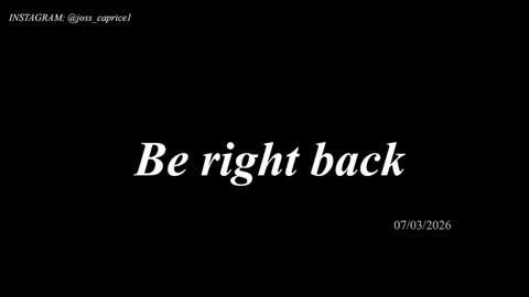 Joss  online show from March 7, 1:07 pm