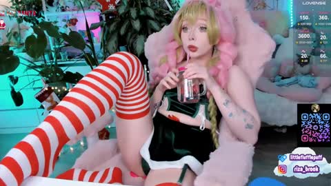 Snapshot of littleflufflepuff chatting on December 25, 11:20 pm Riza Riri Puff  online show from December 25, 11:20 pm