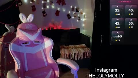 Snapshot of lolymolli chatting on December 28, 2:32 pm Molli online show from December 28, 2:32 pm