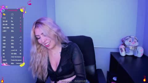 Megan rose online show from April 6, 2:33 am