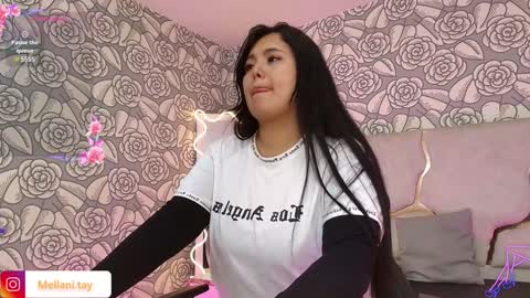 Snapshot of mellani_tay chatting on January 7, 3:46 am Mellani  online show from January 7, 3:46 am