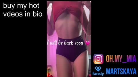 Mia Martskaya online show from October 26, 10:11 am