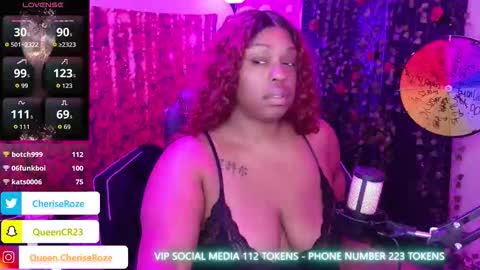 Queen Cherise Roze online show from November 28, 8:23 pm