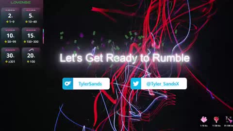 Tyler Sands online show from November 5, 1:27 pm