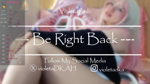 Snapshot of violeta_sub chatting on October 20, 1:03 pm IG violeta sub online show from October 20, 1:03 pm