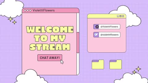 Violet Flowers online show from January 17, 3:08 pm