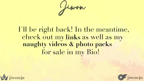 J i w o n   online show from June 2, 6:31 pm