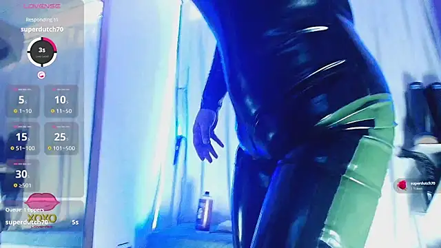 LatexDevil Blondie online show from April 6, 1:23 pm