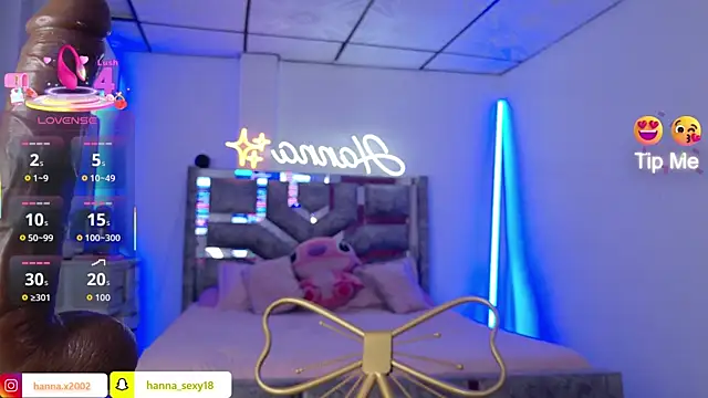 hanna sex18 online show from November 13, 9:30 am