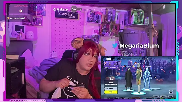 MegariaB online show from October 11, 4:06 am