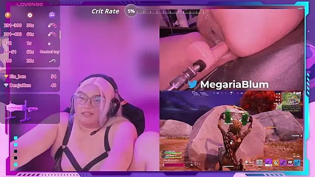 MegariaB online show from April 10, 6:30 am