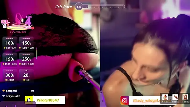 WildgirlShow online show from April 23, 8:55 pm