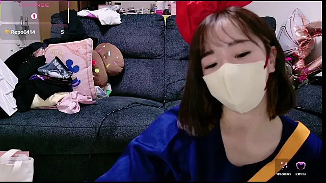 Rio chan  online show from April 15, 12:49 pm