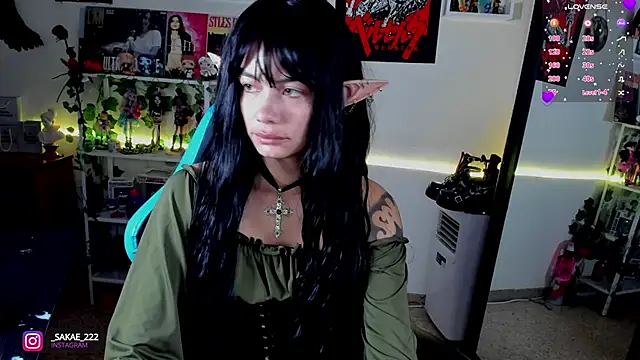 Snapshot of _sakae_ chatting on October 14, 7:44 am  sakae  online show from October 14, 7:44 am