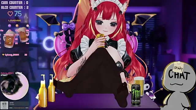 LewdFoxy VT online show from April 18, 7:07 pm