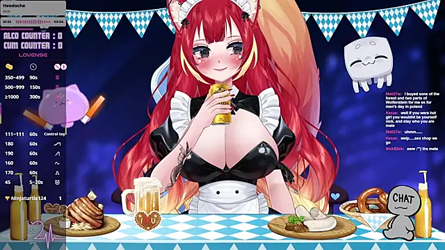 LewdFoxy VT online show from October 1, 1:49 pm