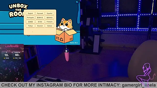 Gamergirl-Linela online show from September 23, 11:47 pm