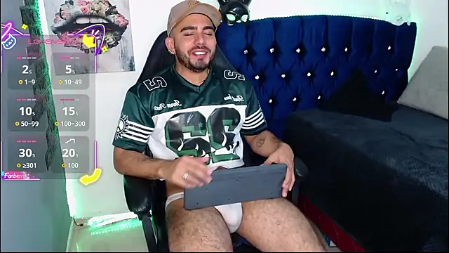 adamhairy online show from January 15, 9:10 pm