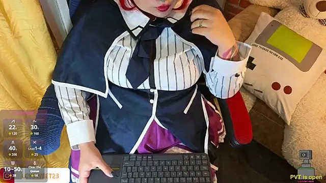 Snapshot of Lucycosplay777 chatting on October 18, 9:05 pm Lucycosplay777 online show from October 18, 9:05 pm