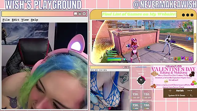 nevermakeawish online show from February 8, 5:38 pm