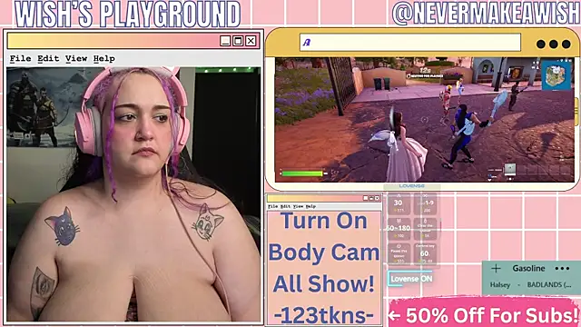 nevermakeawish online show from April 18, 11:24 am