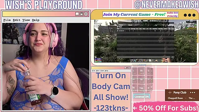 nevermakeawish online show from April 16, 9:42 am