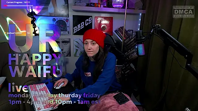 urhappywaifu online show from February 9, 9:22 am