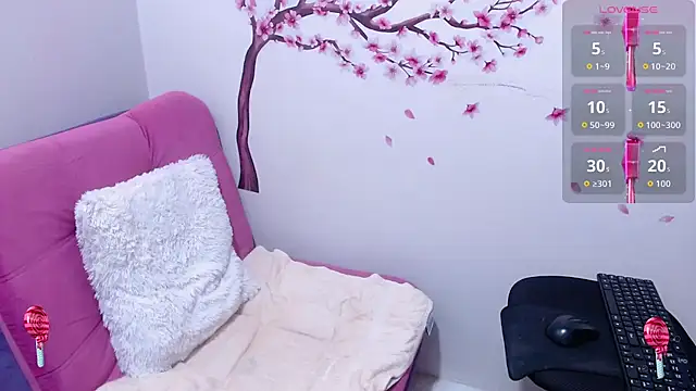 Coraline Playful online show from November 10, 6:14 pm