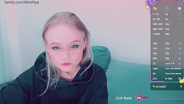 AliceNya cute online show from November 23, 3:42 am