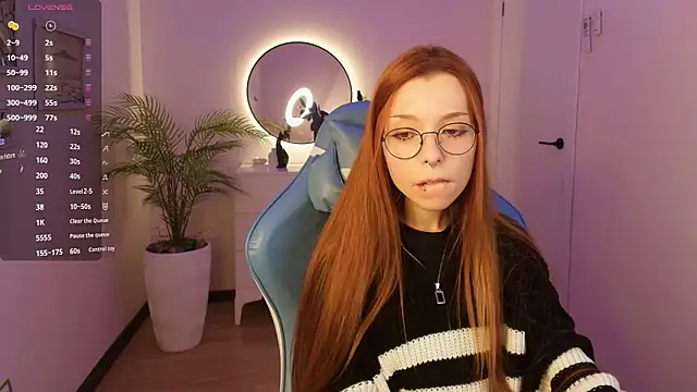 PinkAn8el online show from February 2, 2:43 am