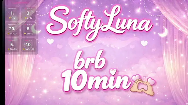 Softy Luna online show from April 12, 1:47 pm