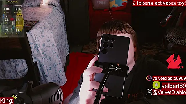 VelvetDiablo online show from April 9, 12:13 am