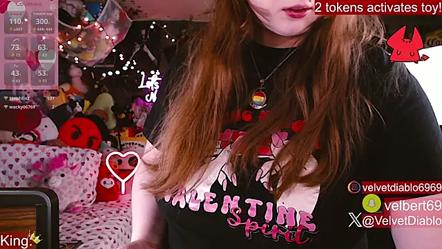 VelvetDiablo online show from February 12, 1:29 am