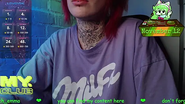 Witch Emma online show from November 12, 7:23 pm